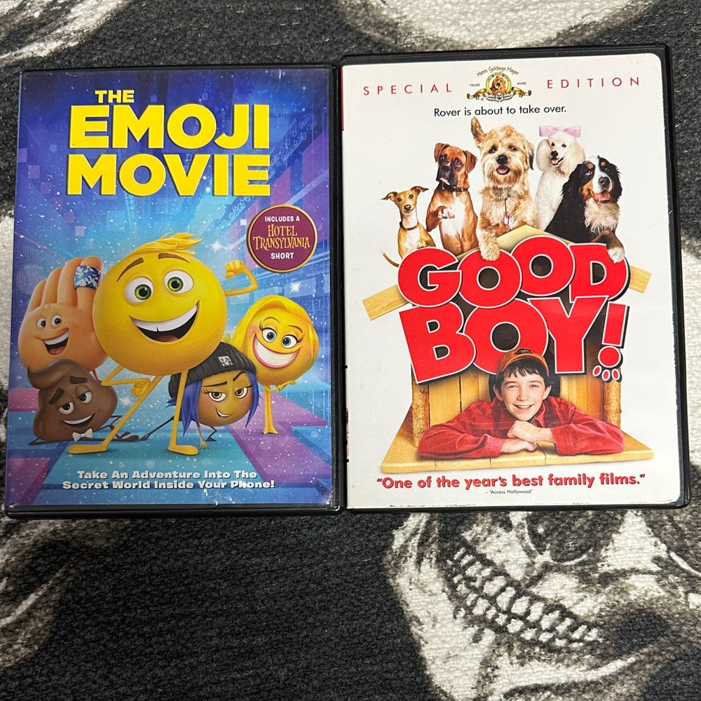 The Emoji Movie and Good Boy DVD Set